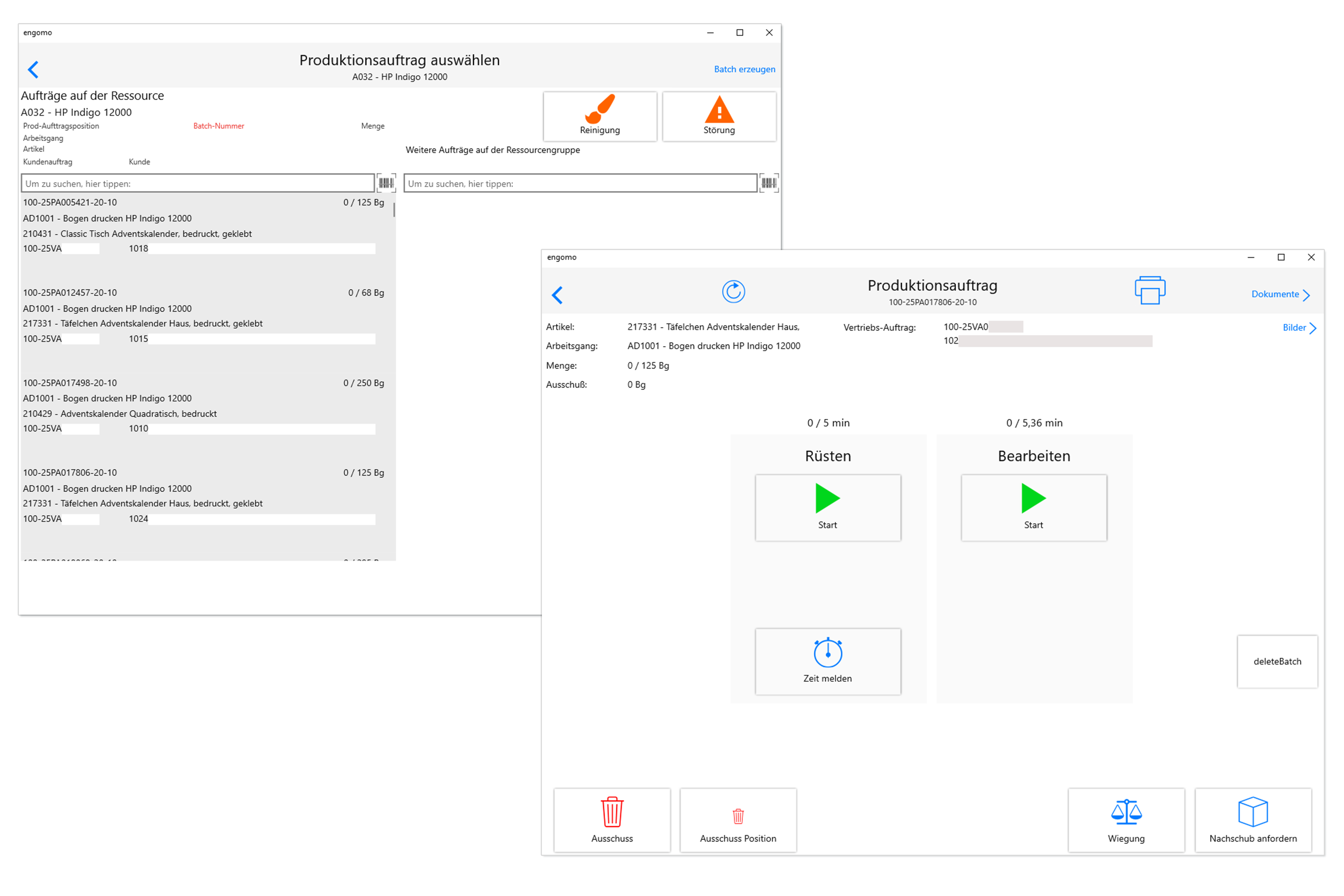 Produktionsaufträge_Screenshots